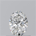 Natural Diamond 0.50 Carats, Oval with  Cut, F Color, VS1 Clarity and Certified by GIA