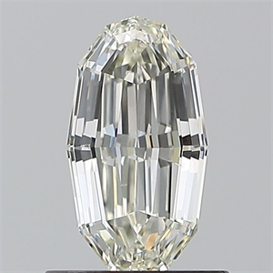 Picture of Natural Diamond 0.90 Carats, Oval with  Cut, K Color, VS2 Clarity and Certified by GIA