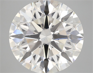 Picture of Lab Grown Diamond 7.71 Carats, Round with Ideal Cut, F Color, VS2 Clarity and Certified by IGI