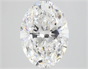 Natural Diamond 3.03 Carats, Oval with  Cut, D Color, VVS2 Clarity and Certified by GIA