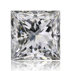 Picture of Natural Diamond 0.70 Carats, Princess with  Cut, G Color, VVS1 Clarity and Certified by GIA