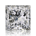 Natural Diamond 0.70 Carats, Princess with  Cut, G Color, VVS1 Clarity and Certified by GIA