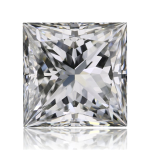 Picture of Natural Diamond 0.70 Carats, Princess with  Cut, G Color, VVS1 Clarity and Certified by GIA