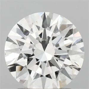 Picture of Lab Grown Diamond 1.50 Carats, Round with Ideal Cut, E Color, VS1 Clarity and Certified by IGI