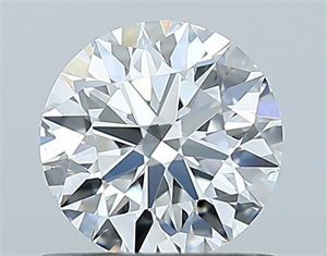 Picture of Natural Diamond 0.73 Carats, Round with Excellent Cut, D Color, VS2 Clarity and Certified by GIA