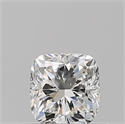 Natural Diamond 0.51 Carats, Cushion with  Cut, H Color, VS2 Clarity and Certified by GIA