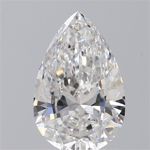 Foto Diamante Natural 0.90 quilates, De pera , Color E, claridad SI2 y certificado GIA de