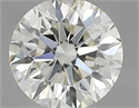 Natural Diamond 0.45 Carats, Round with Excellent Cut, K Color, VS1 Clarity and Certified by IGI