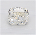 Diamante Natural 1.00 quilates, Del cojín , Color H, claridad SI1 y certificado GIA