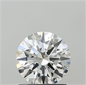 Lab Grown Diamond 1.04 Carats, Round with Ideal Cut, F Color, VVS2 Clarity and Certified by IGI