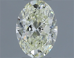 Picture of Natural Diamond 0.52 Carats, Oval with  Cut, K Color, VVS1 Clarity and Certified by IGI