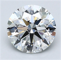 Diamante Natural 2.70 quilates, Redondo , Color G, claridad SI1 y certificado GIA