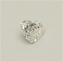 Natural Diamond 0.32 Carats, Heart with  Cut, H Color, VS2 Clarity and Certified by GIA