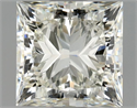 Natural Diamond 1.01 Carats, Princess with  Cut, K Color, SI1 Clarity and Certified by GIA