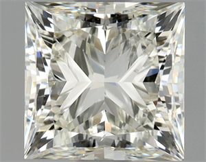 Picture of Natural Diamond 1.01 Carats, Princess with  Cut, K Color, SI1 Clarity and Certified by GIA