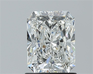 Picture of Natural Diamond 1.30 Carats, Radiant with  Cut, H Color, VS2 Clarity and Certified by GIA