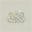 Natural Diamond 0.50 Carats, Radiant with  Cut, E Color, SI1 Clarity and Certified by GIA