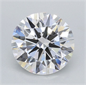Del inventario de diamantes de laboratorio, 2.02 quilates, Redondo , Color D, claridad VVS2 y certificado IGI