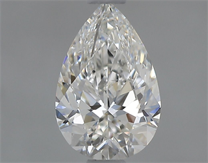 Foto Diamante Natural 0.90 quilates, De pera , Color G, claridad SI1 y certificado GIA de