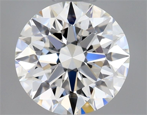 Picture of Natural Diamond 0.50 Carats, Round with Excellent Cut, G Color, VS2 Clarity and Certified by GIA