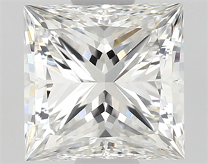 Picture of Natural Diamond 0.90 Carats, Princess with  Cut, F Color, VS2 Clarity and Certified by GIA