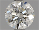 Natural Diamond 0.70 Carats, Round with Very Good Cut, I Color, VVS1 Clarity and Certified by IGI