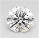 Lab Grown Diamond 1.00 Carats, Round with Ideal Cut, D Color, VVS2 Clarity and Certified by IGI