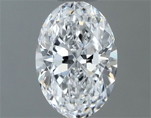 Picture of Natural Diamond 0.60 Carats, Oval with  Cut, D Color, VS2 Clarity and Certified by GIA