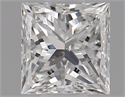Diamante Natural 0.30 quilates, Princesa , Color E, claridad VS2 y certificado GIA