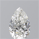 Diamante Natural 0.50 quilates, De pera , Color H, claridad VS1 y certificado GIA