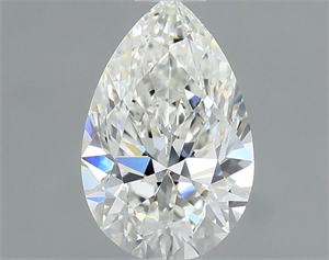 Picture of Natural Diamond 0.50 Carats, Pear with  Cut, G Color, VVS2 Clarity and Certified by GIA