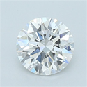 Lab Grown Diamond 1.35 Carats, Round with Ideal Cut, E Color, VS2 Clarity and Certified by IGI