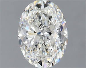 Picture of Natural Diamond 0.90 Carats, Oval with  Cut, F Color, SI1 Clarity and Certified by GIA