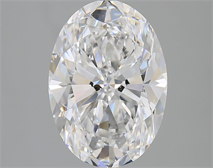 Picture of Natural Diamond 3.01 Carats, Oval with  Cut, D Color, SI1 Clarity and Certified by GIA