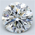 Natural Diamond 5.03 Carats, Round with Excellent Cut, E Color, SI1 Clarity and Certified by GIA