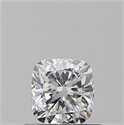 Diamante Natural 0.50 quilates, Del cojín , Color E, claridad VVS2 y certificado GIA