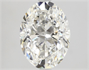 Natural Diamond 2.01 Carats, Oval with  Cut, G Color, VS2 Clarity and Certified by GIA