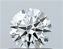 Diamante Natural 0.50 quilates, Redondo , Color G, claridad VVS1 y certificado GIA
