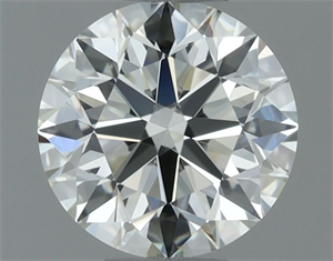 Picture of Natural Diamond 0.72 Carats, Round with Excellent Cut, J Color, VVS2 Clarity and Certified by IGI