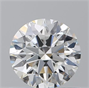 Natural Diamond 0.76 Carats, Round with Excellent Cut, F Color, VVS1 Clarity and Certified by GIA