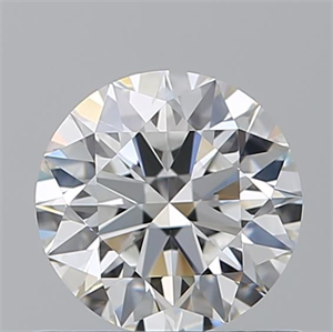 Picture of Natural Diamond 0.76 Carats, Round with Excellent Cut, F Color, VVS1 Clarity and Certified by GIA