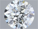 Diamante Natural 0.50 quilates, Redondo , Color H, claridad VVS2 y certificado IGI