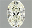 Natural Diamond 0.40 Carats, Oval with  Cut, M Color, VS1 Clarity and Certified by GIA