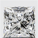 Diamante Natural 0.81 quilates, Princesa , Color D, claridad VS1 y certificado GIA