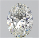Diamante Natural 1.20 quilates, Ovalado , Color H, claridad SI1 y certificado GIA
