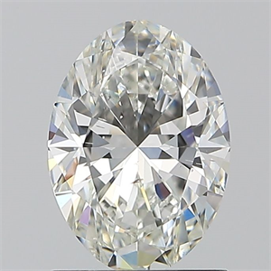 Foto Diamante Natural 1.20 quilates, Ovalado , Color H, claridad SI1 y certificado GIA de