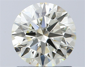 Picture of Natural Diamond 1.16 Carats, Round with Excellent Cut, K Color, IF Clarity and Certified by IGI