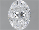 Natural Diamond 1.20 Carats, Oval with  Cut, D Color, SI2 Clarity and Certified by GIA