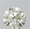 Natural Diamond 1.50 Carats, Round with Excellent Cut, N Color, SI1 Clarity and Certified by GIA