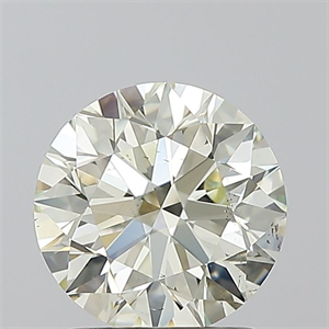 Picture of Natural Diamond 1.50 Carats, Round with Excellent Cut, N Color, SI1 Clarity and Certified by GIA
